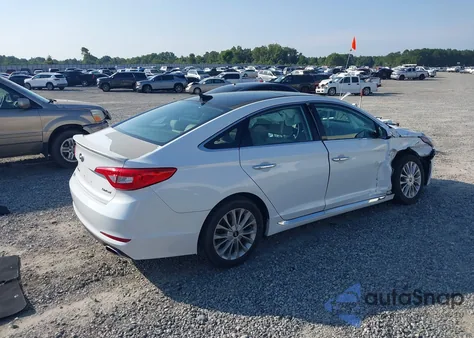 2015 Hyundai Sonata Limited from USA, damaged, VIN 5NPE34AF8FH083048